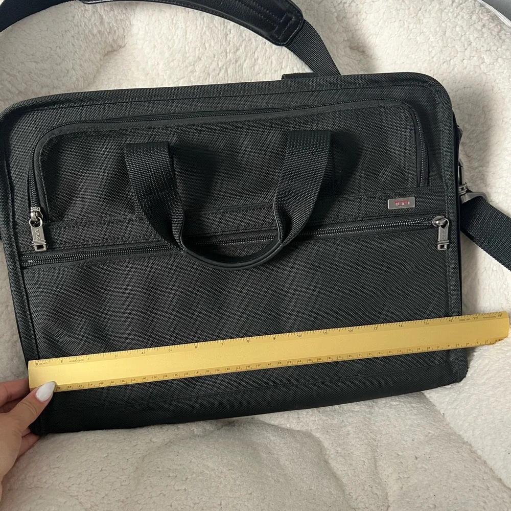 Tumi Alpha Gen 4 Ballistic Nylon Slim Laptop Business Briefcase Bag 26011D4